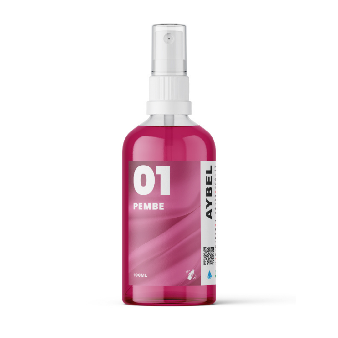 Spray de tinta rosa para tecido