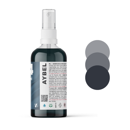 Spray de tinta para tecido antracite