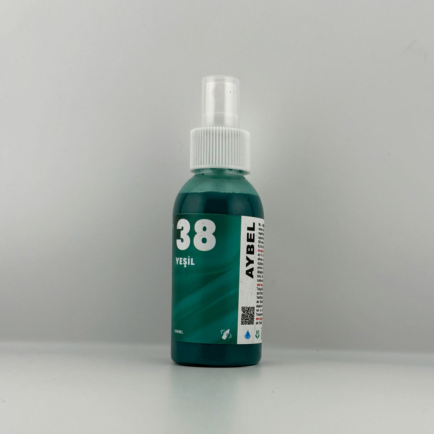 Grasgroene textielverfspray