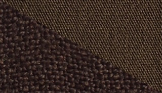 Fabric swatch dyed in coffee brown, demonstrating the vibrant color achieved with our fabric dye on different textures and fibres