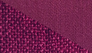 Fabric swatch dyed in wine red, demonstrating the vibrant color achieved with our dye on different fabrics